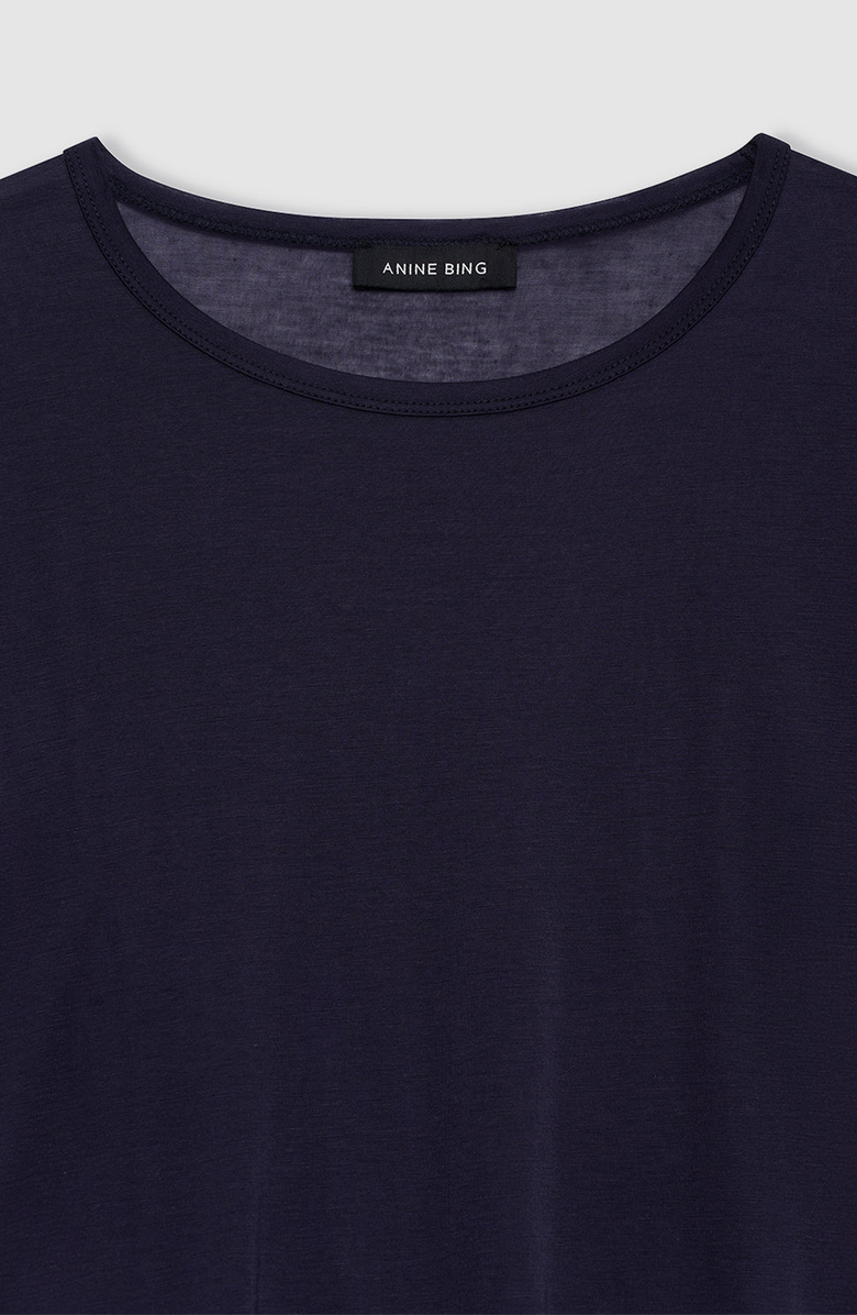 ANINE BING Sylvie Tee T-Shirt, Alternate, color, Midnight Blue
