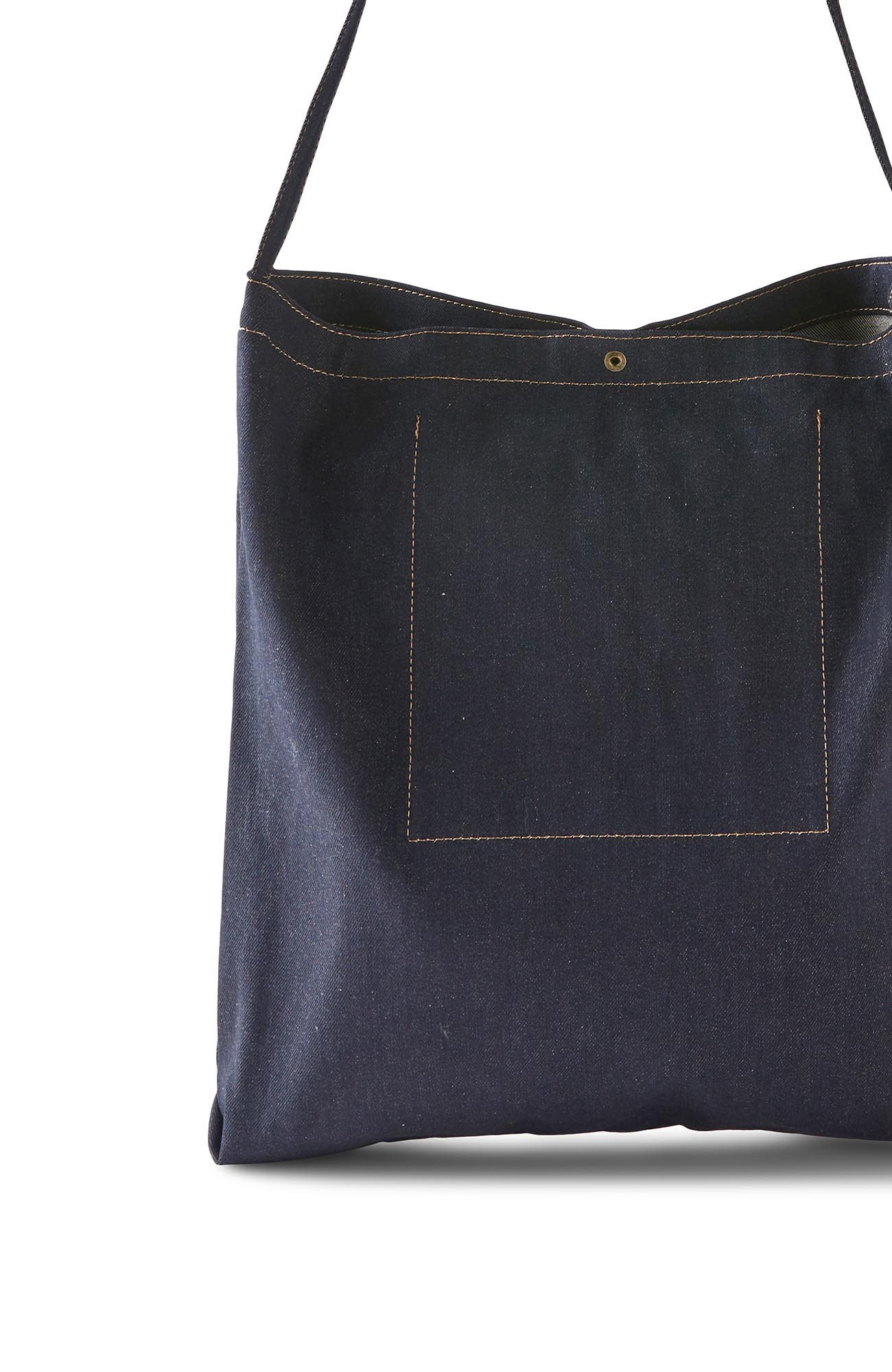 Cotton On Men's Denim Tote Bag, Alternate, color, 