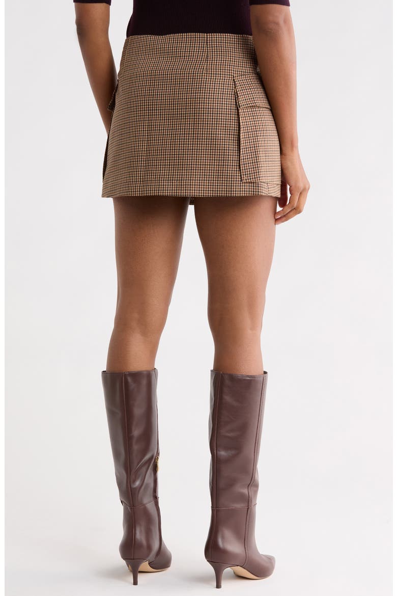 Conan Wool Cargo Miniskirt, Alternate, color, TAN MULTI