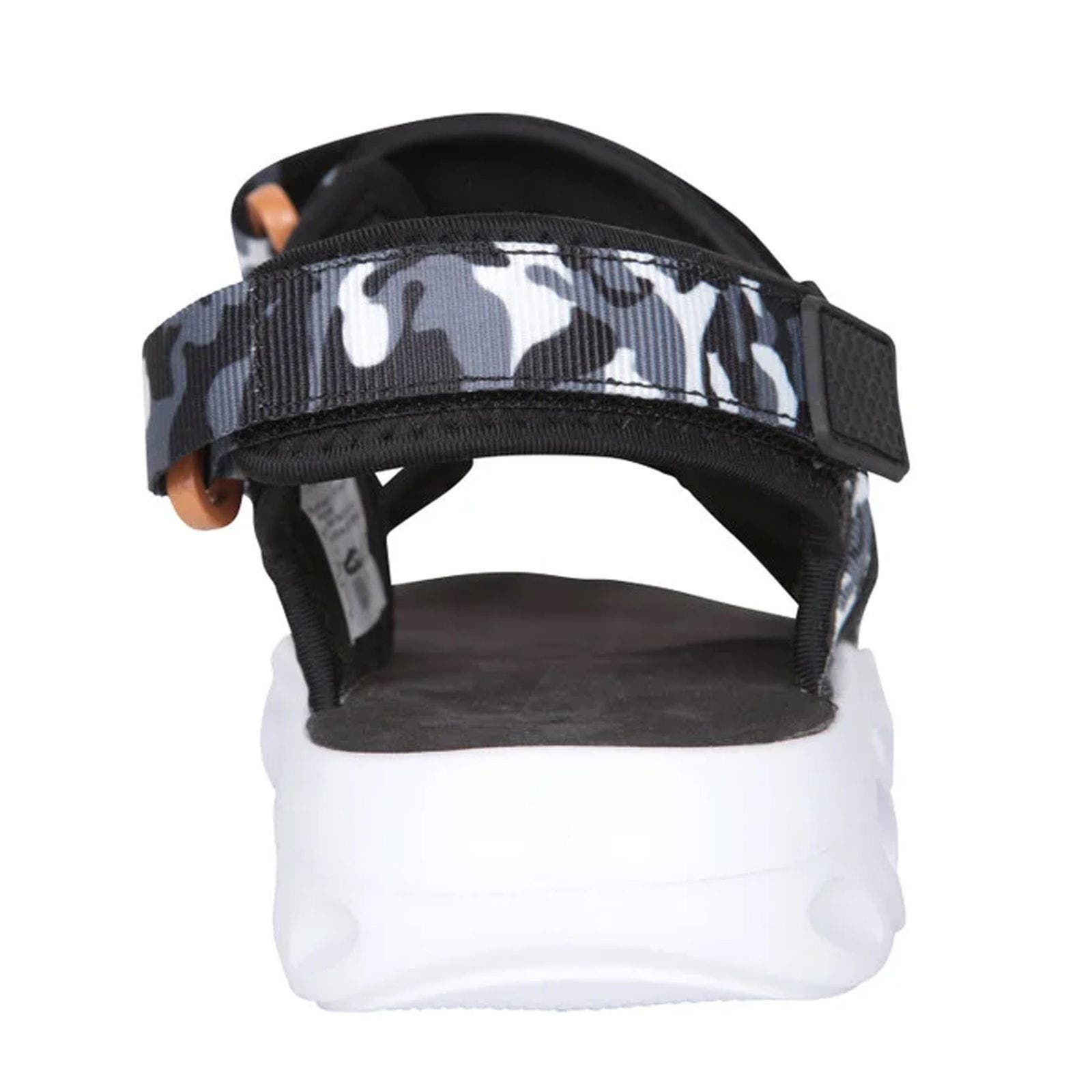 Childrens/Kids Ripple Camo Lightweight Adjustable Outdoor Sandals, Alternate, color, Black