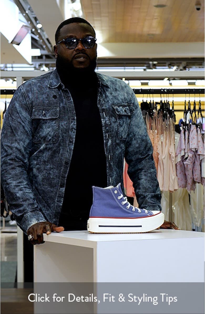 Gender Inclusive Chuck Taylor All Star Lift Double Stack High Top Platform Sneaker, sales video thumbnail