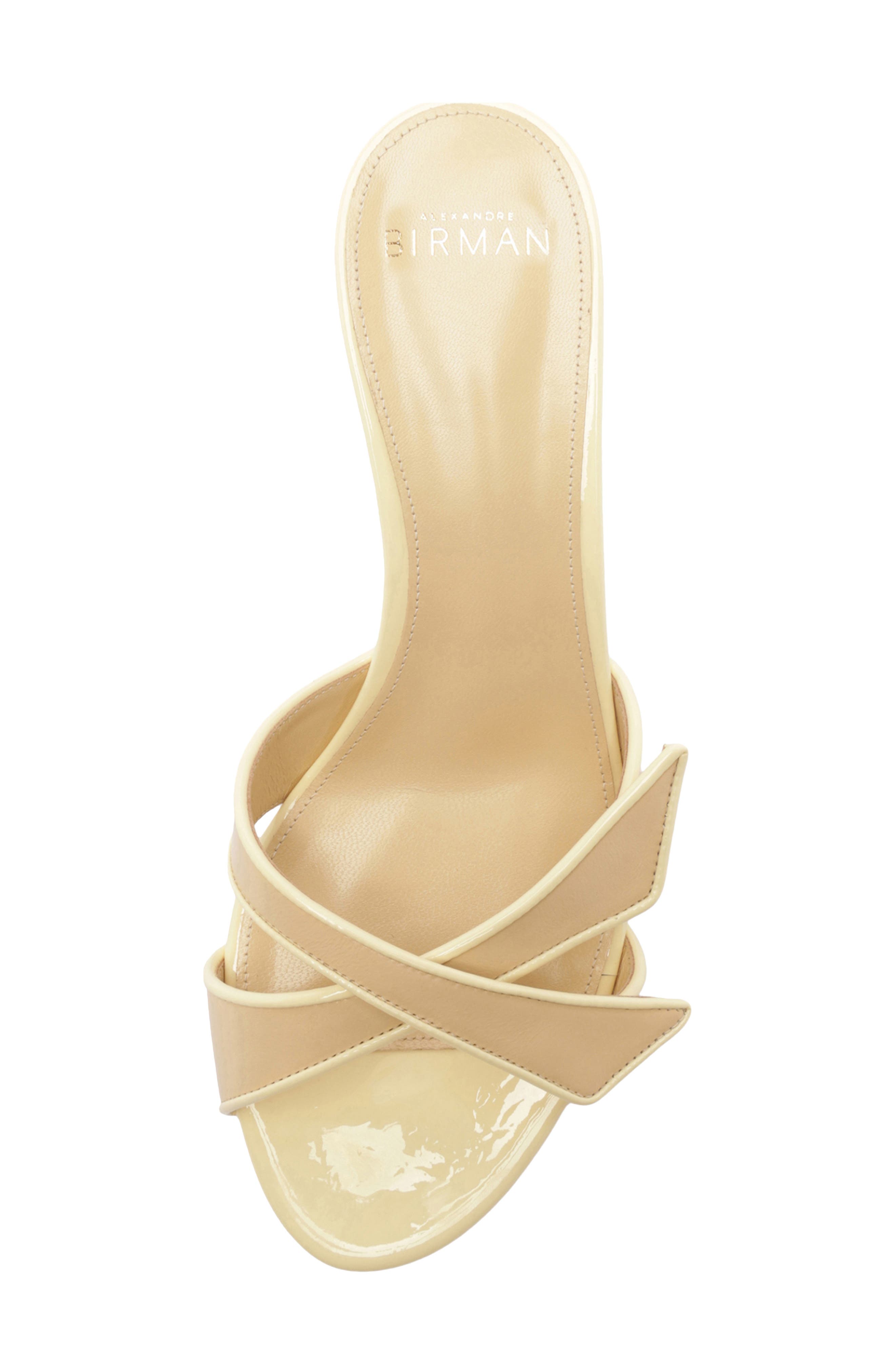 Alexandre Birman Tita Crisscross Slide Sandal, Alternate, color, Creamy