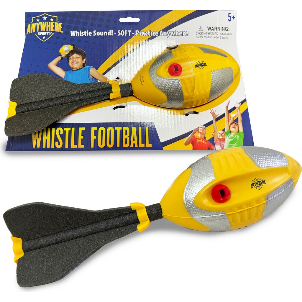 Anywhere Sports Whistle Football, 12" Kids 5+ in Multicolored  product