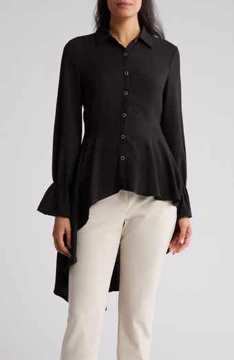 Hilo Asymmetric Button-Up Shirt