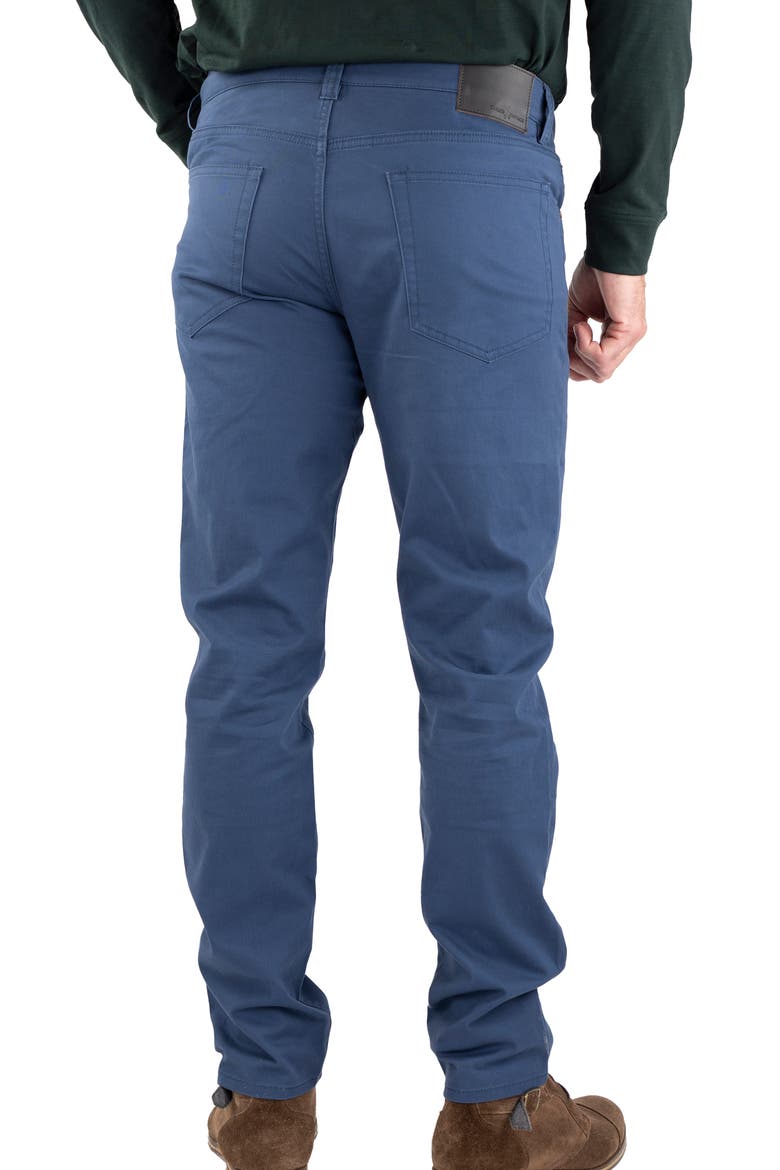 Straight Leg Stretch Cotton Twill Pants, Alternate, color, SARGASSO