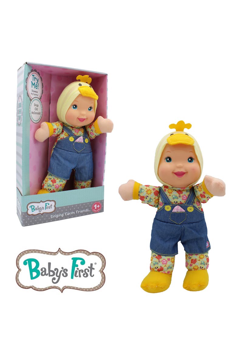 Farm Animal Friends Duck Toy Doll, Alternate, color, Multicolored