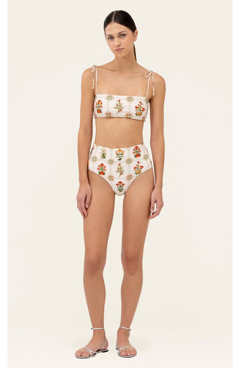 Agua by Agua Bendita Primavera Canna Bikini top, Alternate, color, Multi