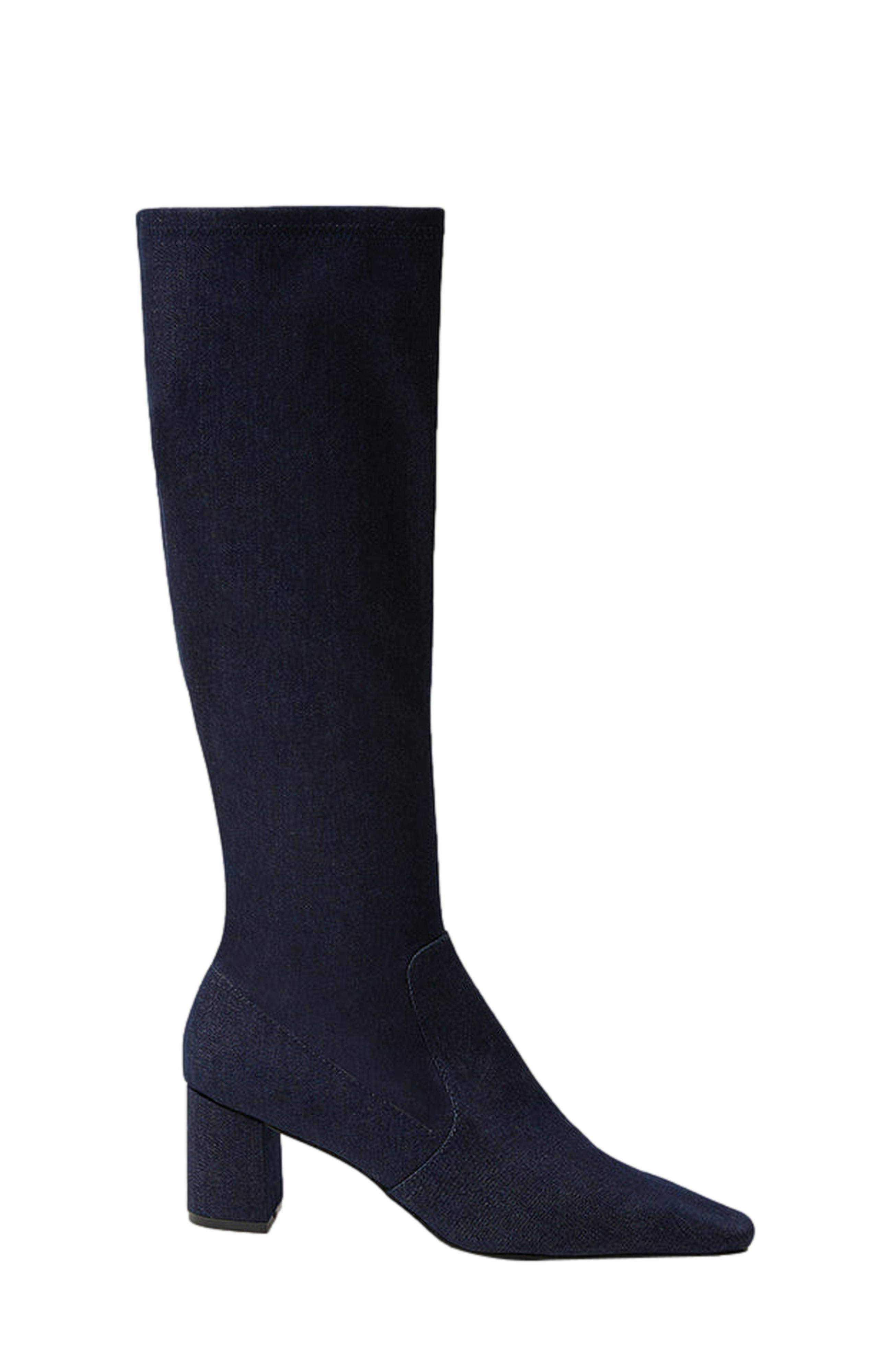 WeWoreWhat Knee High Glove Boot, Main, color, Raw