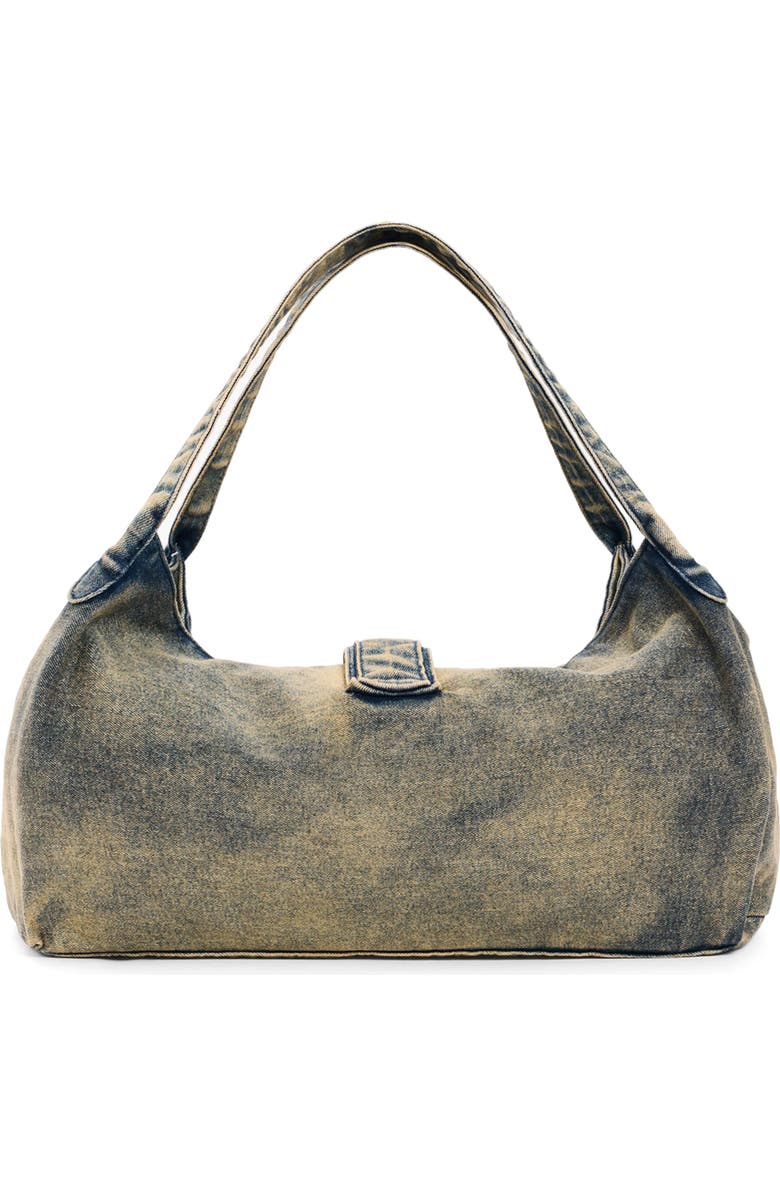 Desigual Denim Tote, Alternate, color, Light Green