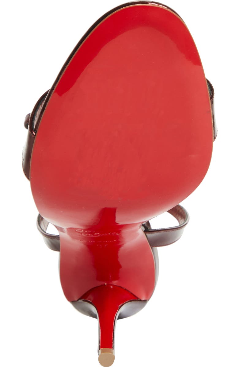 Christian Louboutin Miss Z Ankle Strap Sandal, Alternate, color, Palio/ Palio