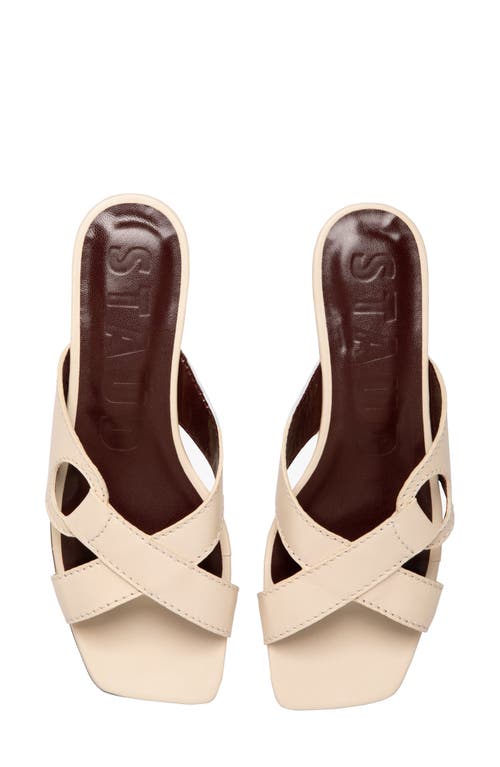Staud Camille Slide Sandal In Cream