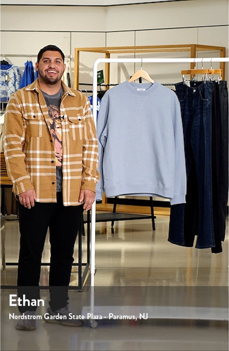 Relaxed Fit Textured Jersey Sweatshirt, sales video thumbnail