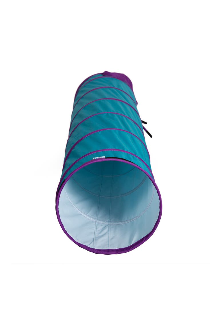 6-Foot Institutional Tunnel, Alternate, color, TEAL PURPLE