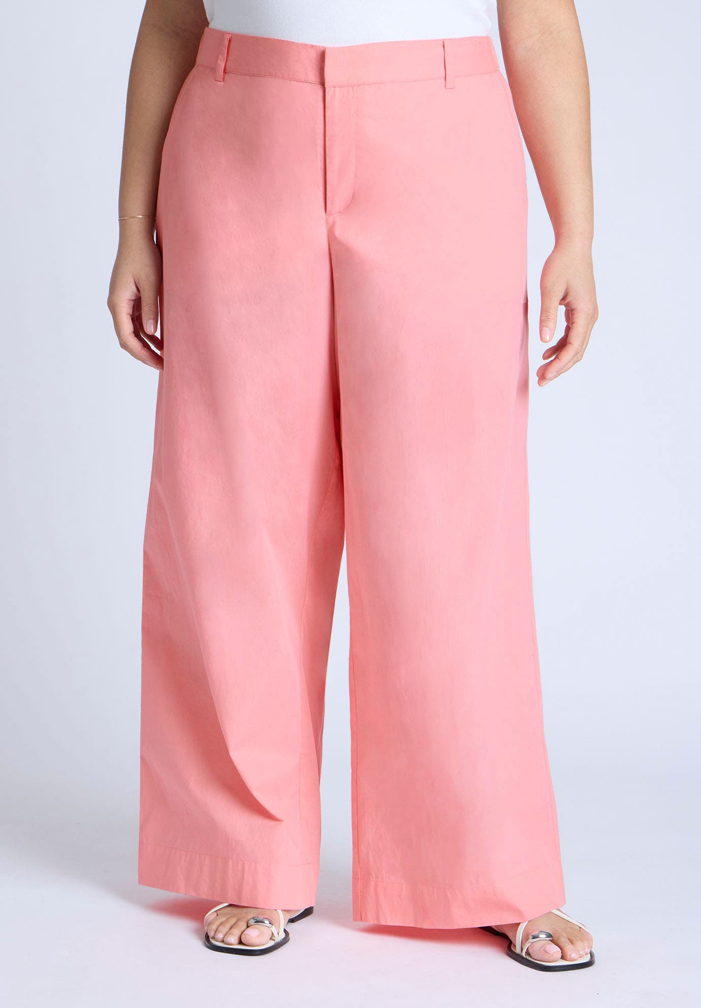 Wide Leg Cotton Pant - image 2