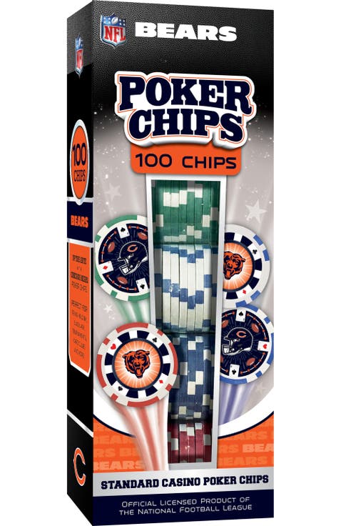 Chicago Bears 100 Piece Poker Chips