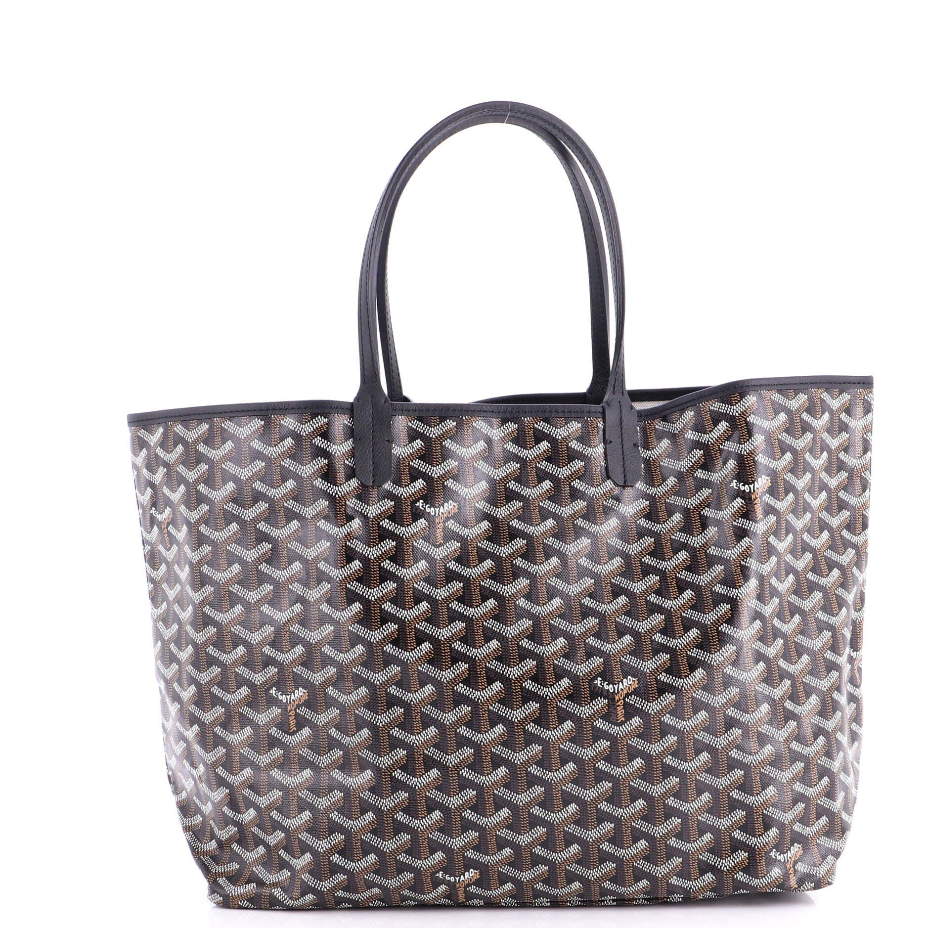 Saint Louis Tote Coated Canvas PM, Alternate, color, Black