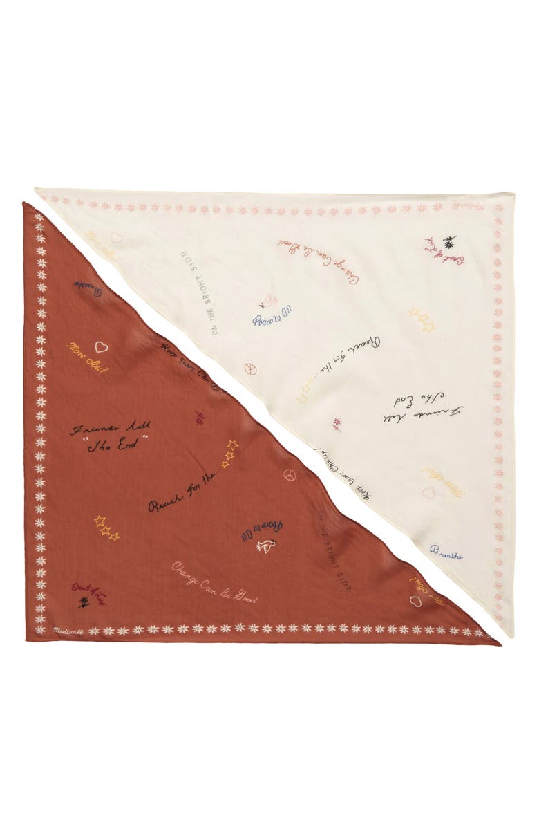 Madewell Set of 2 Friendship Bandanas, Alternate, color,