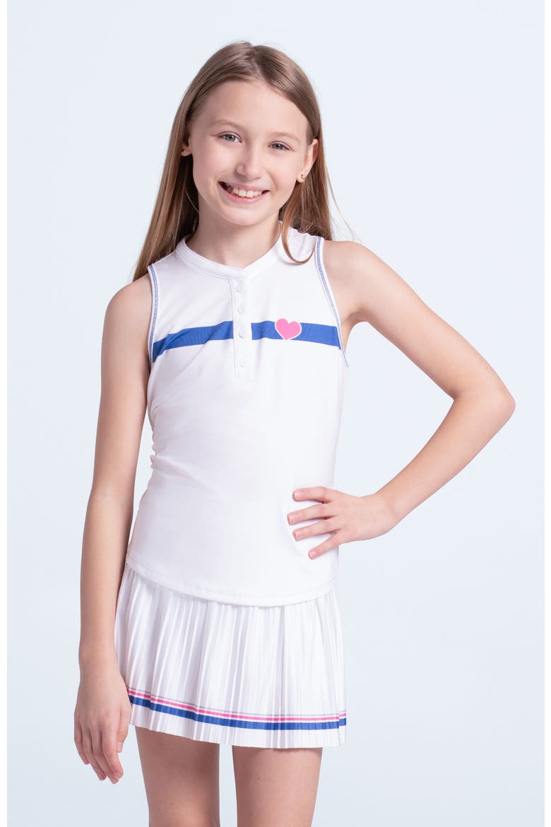 Girls' Love is Bold Tank, Main, color, White