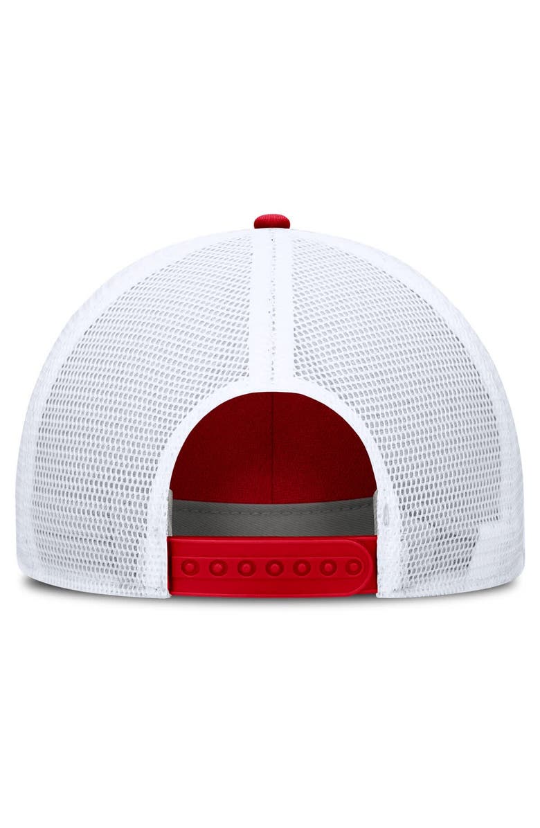 Nike Men's Nike  Red/White Georgia Bulldogs 2025 On-Field Rise Engineered Trucker Adjustable Hat, Alternate, color, 