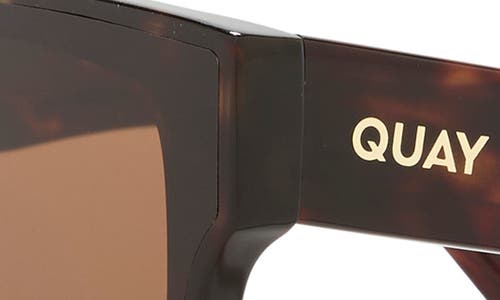 Quay Drive In 66mm Square Sunglasses In Brown
