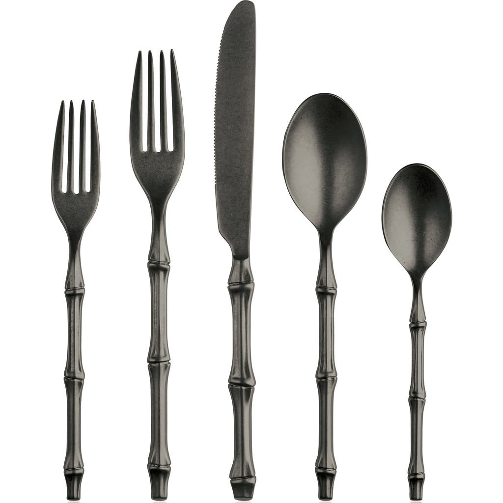 Mepra Bali Flatware Set In Black