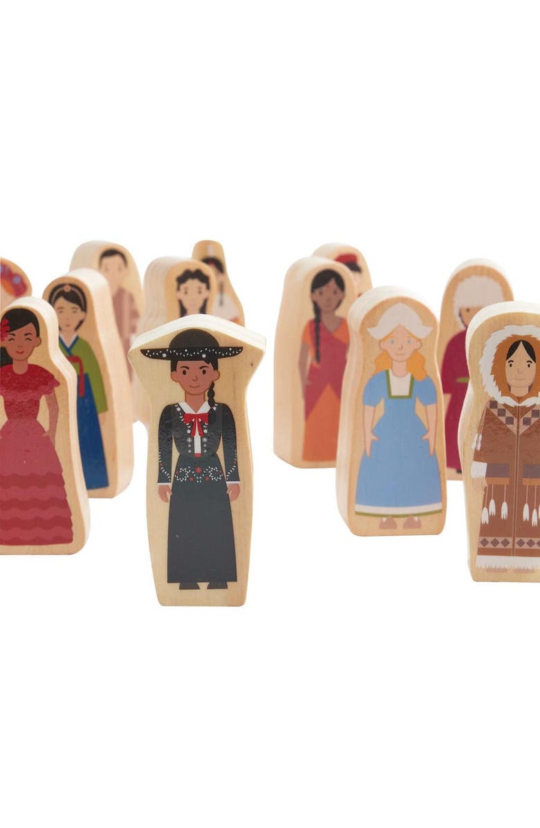 Kaplan Early Learning Company Friends Around the World - 20 Pieces, Alternate, color, Multicolored