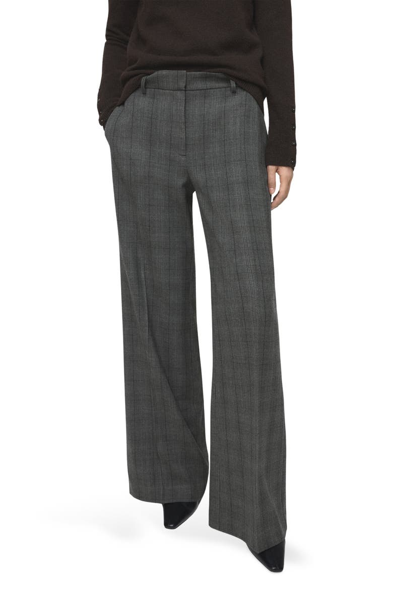 High Waist Wide Leg Pants, Main, color, GREY