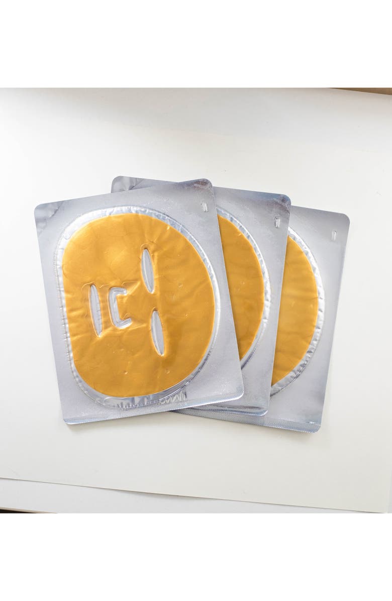 Dr. Lara Devgan 3-Pack Gold Collagen Treatment Mask, Alternate, color, 