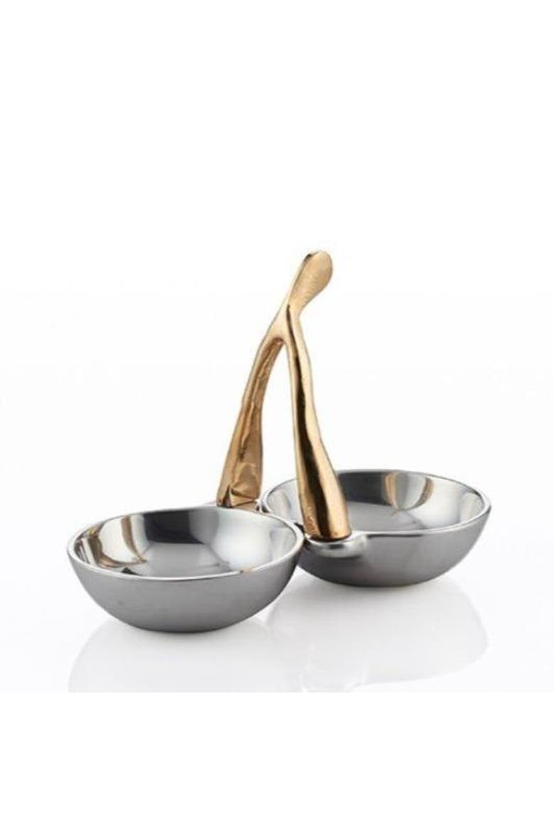 Wishbone Double Condiment, Main, color, Gold