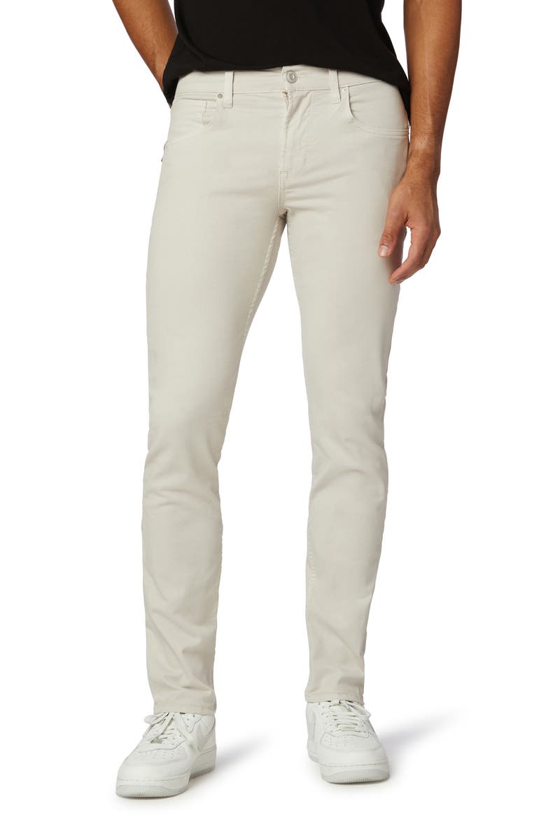 Blake Stretch Twill Slim Straight Fit Pants, Main, color, LT ASH
