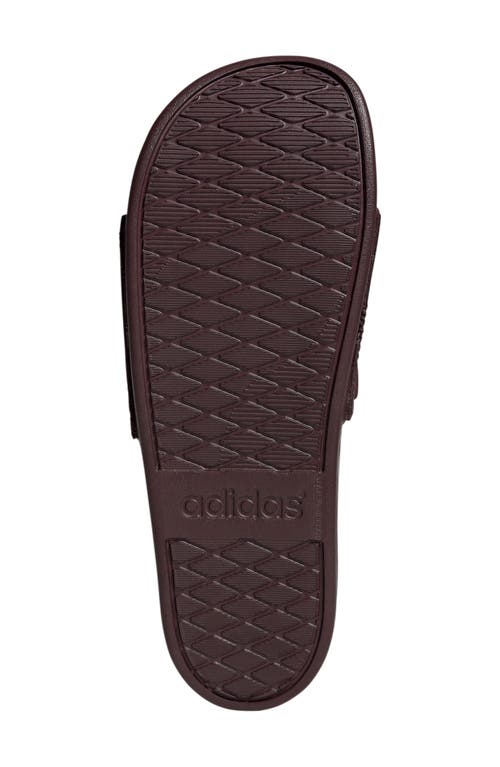 Adidas Originals Adidas Adilette Comfort Slide Sandal In Aurora Ruby/aurora Ruby
