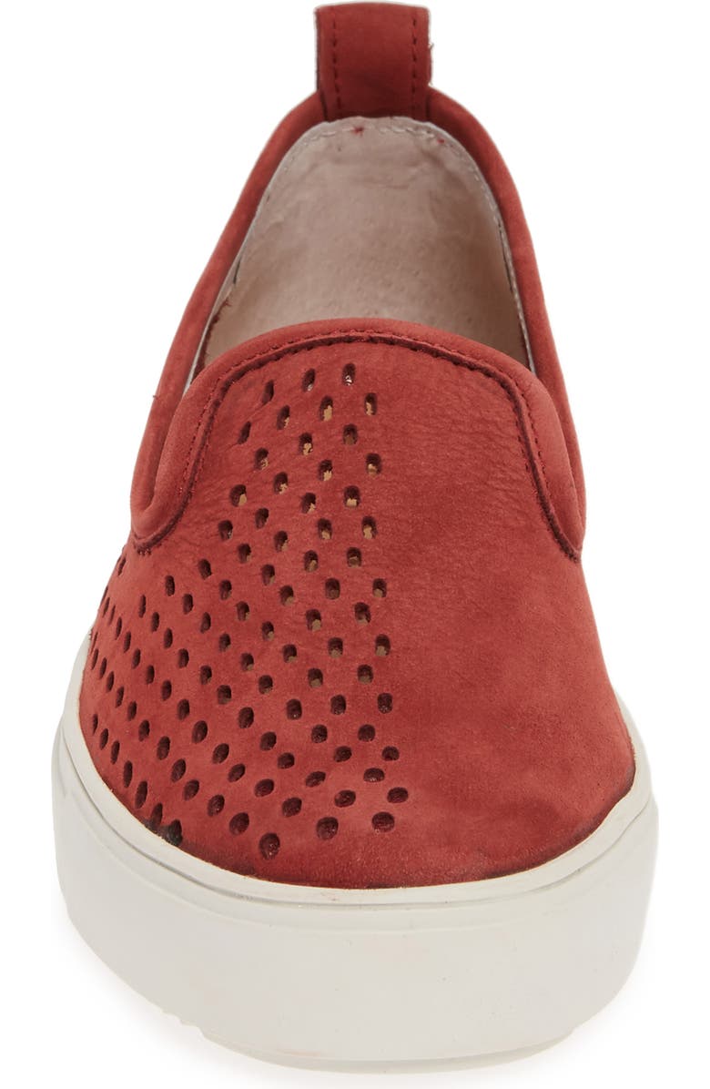 Blackstone RL68 Perforated Slip-On Sneaker, Alternate, color, Bordeaux