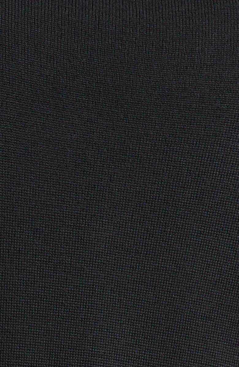 AMI PARIS Ami de Coeur Patch Merino Wool Cardigan, Alternate, color, Noir/ Rouge