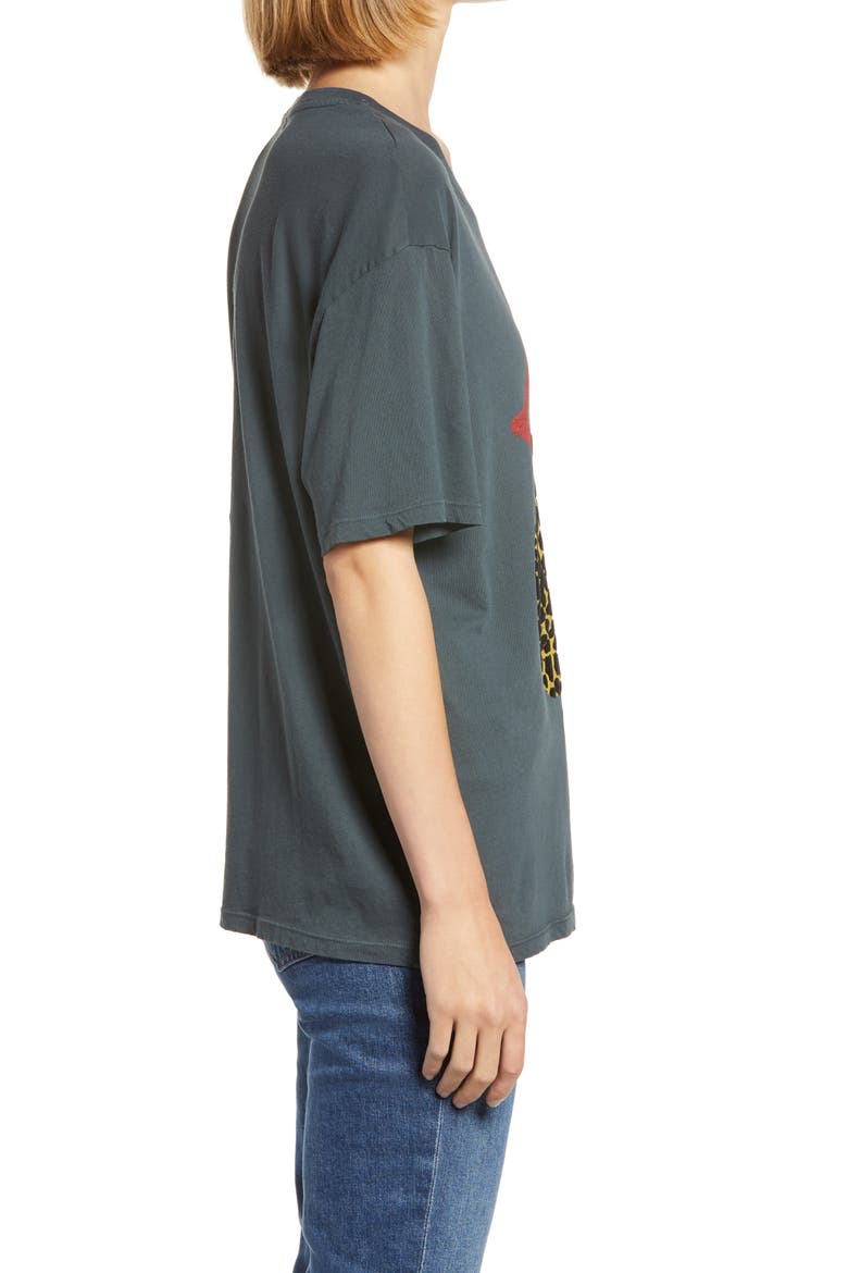 Leopard Tongue Tour Graphic Tee, Alternate, color, VINTAGE BLACK