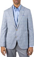 TailorByrd Mélange Yarn Dyed Windowpane Sport Coat