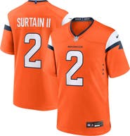 Nike Men's Nike Patrick Surtain II Orange Denver Broncos Mile High Collection Game Jersey
