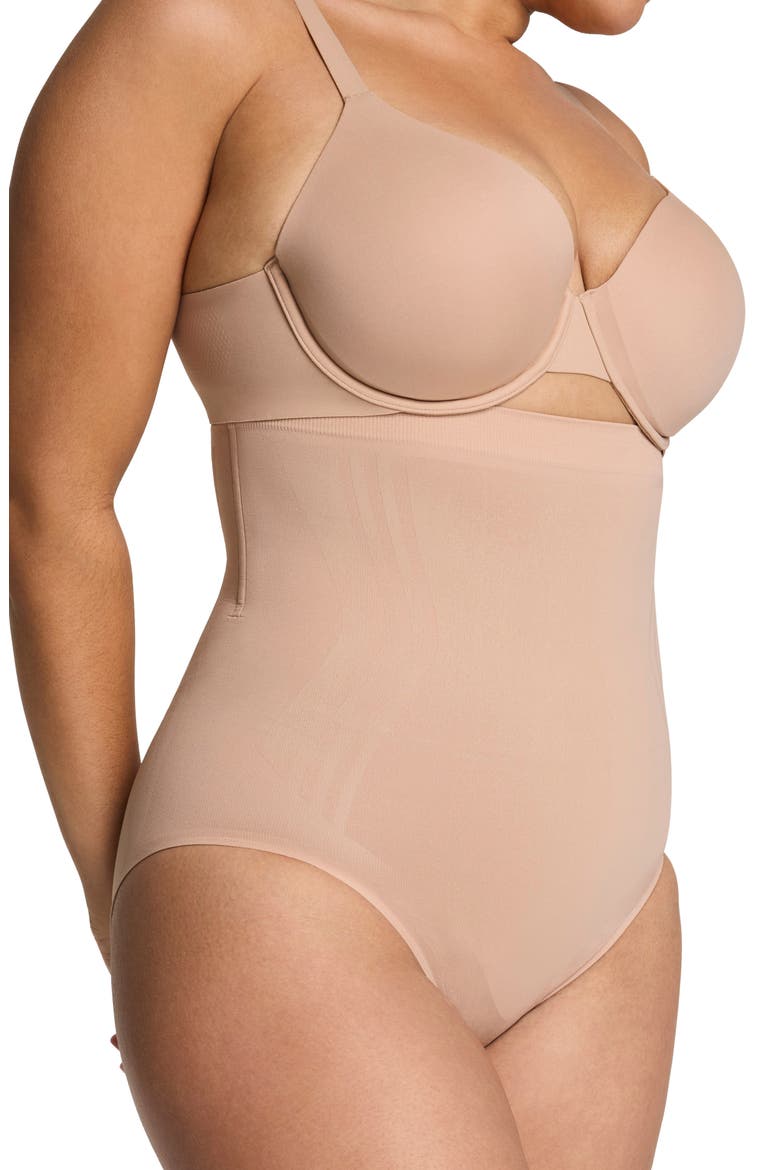 SPANXsculpt™ GoFigure High Waist Shaper Briefs, Alternate, color, CHAI