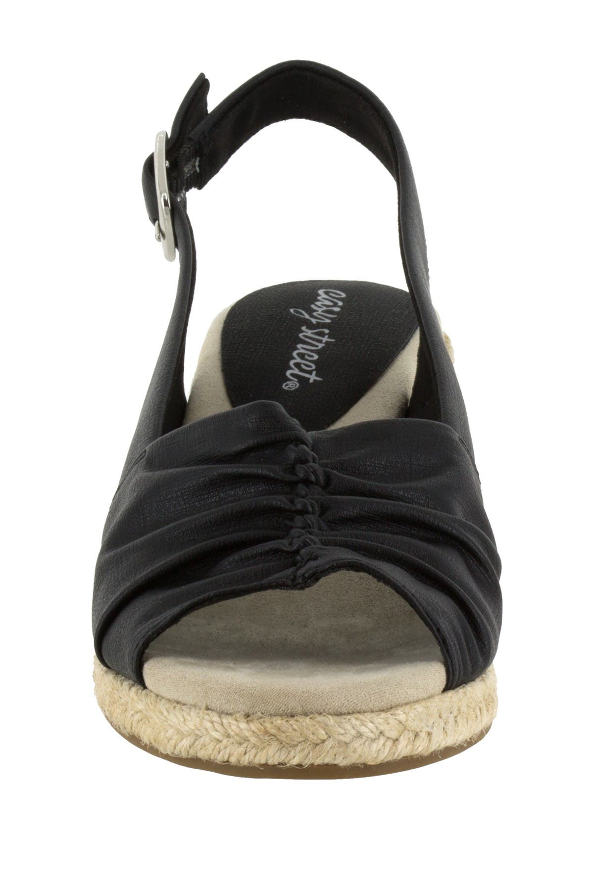 EASY STREET Kindly Ruched Wedge Sandal - Multiple Widths Available, Alternate, color, 