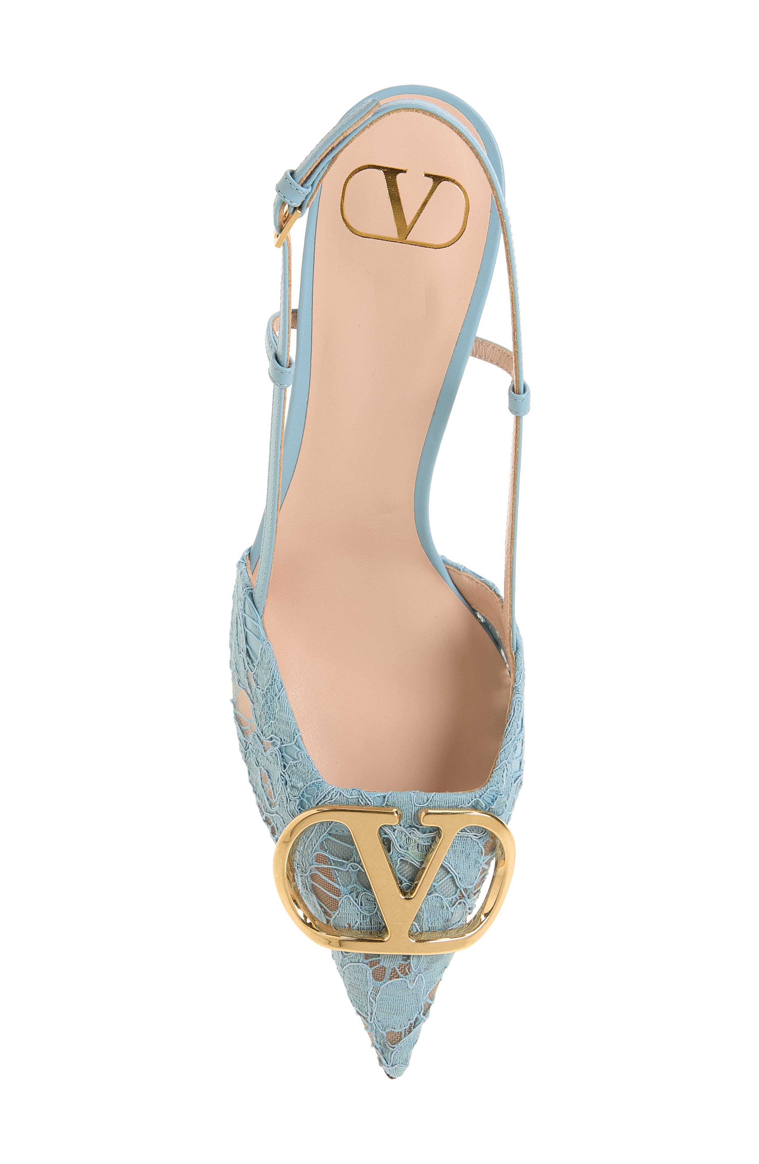 VLOGO Signature Slingback Pump, Alternate, color, BLUE GREY