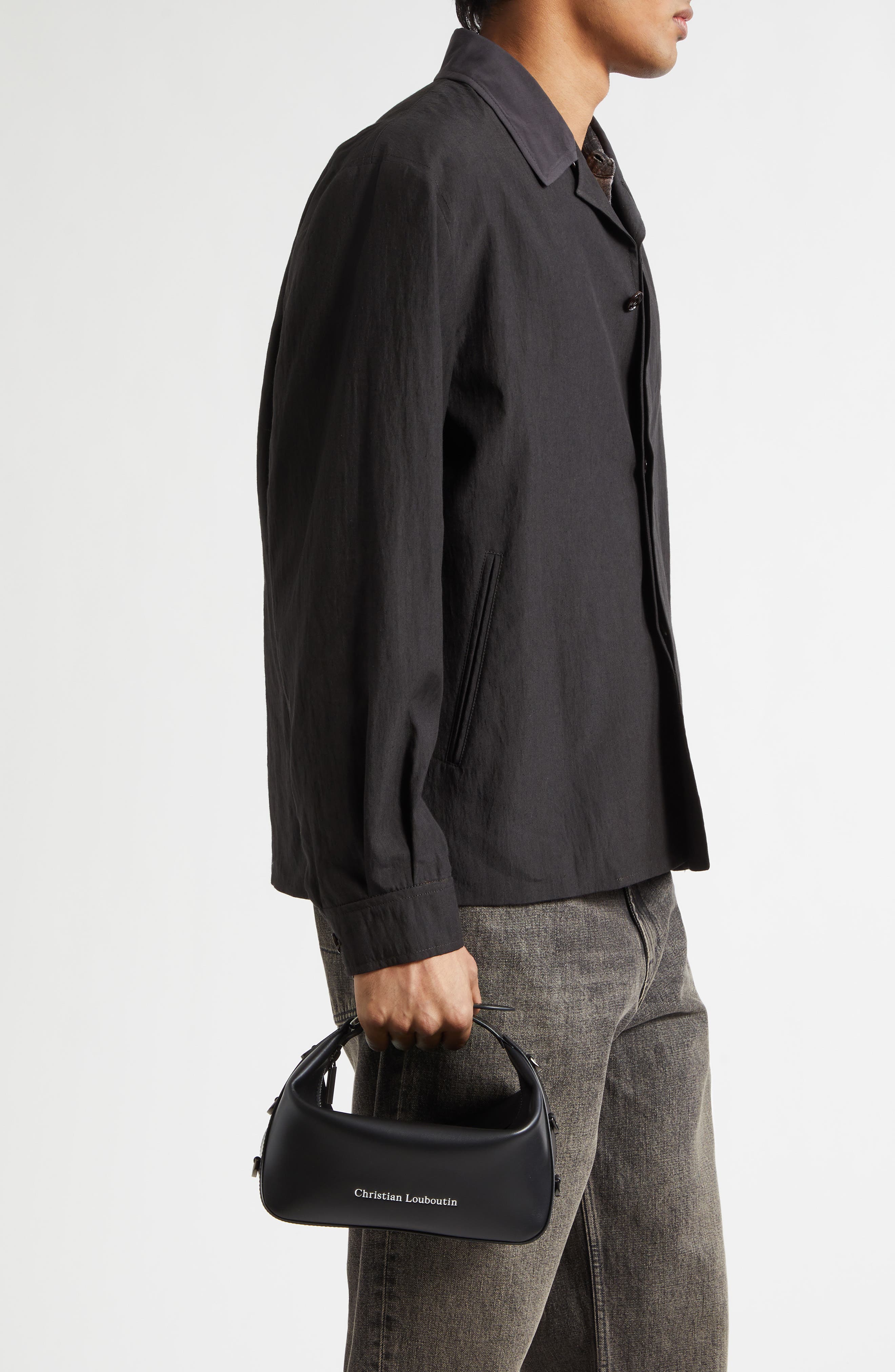 Kosmica Leather Dopp Pouch, Alternate, color, BK01 - BLACK