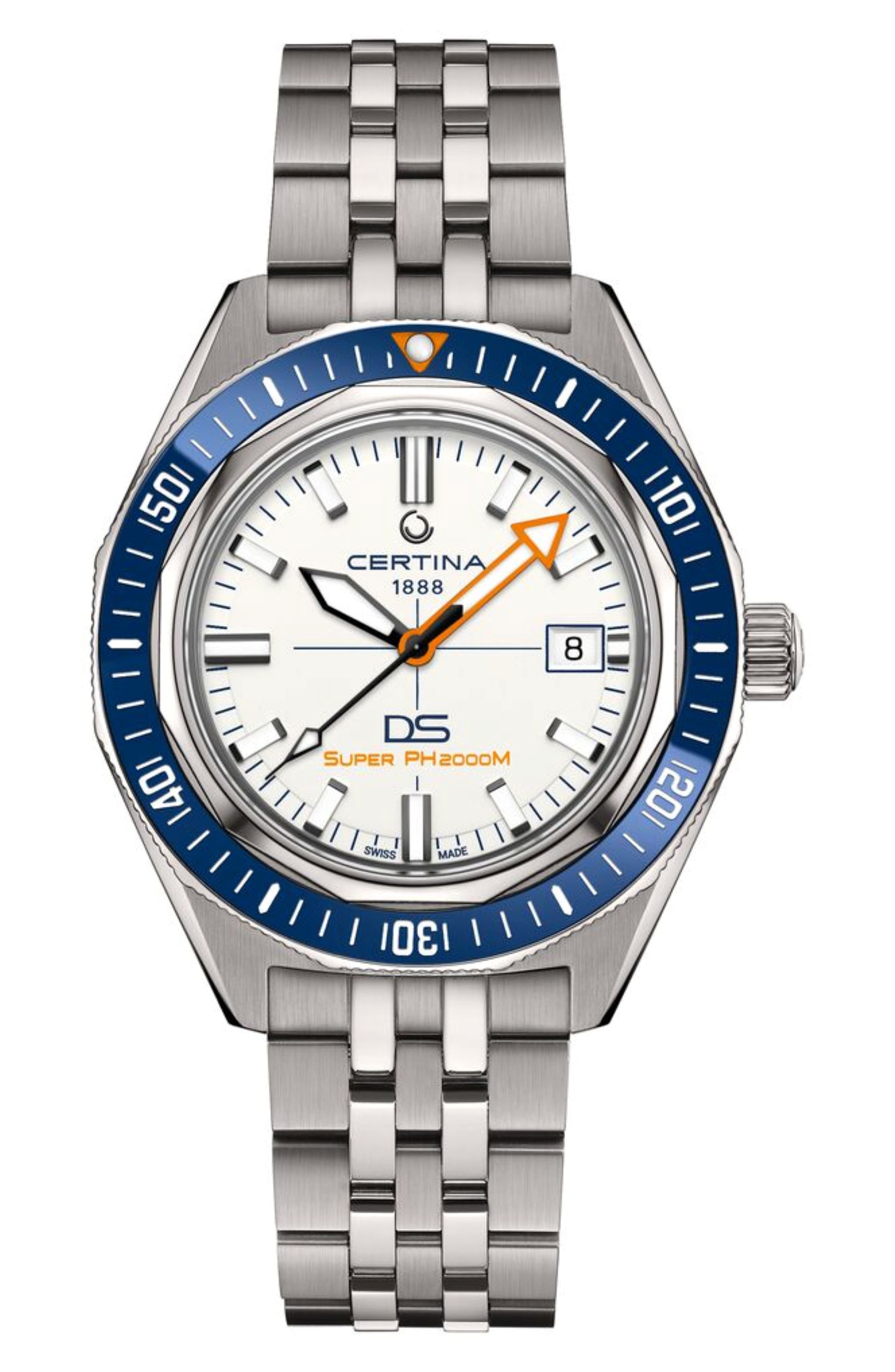 selected TITANIUM / WHITE DIAL