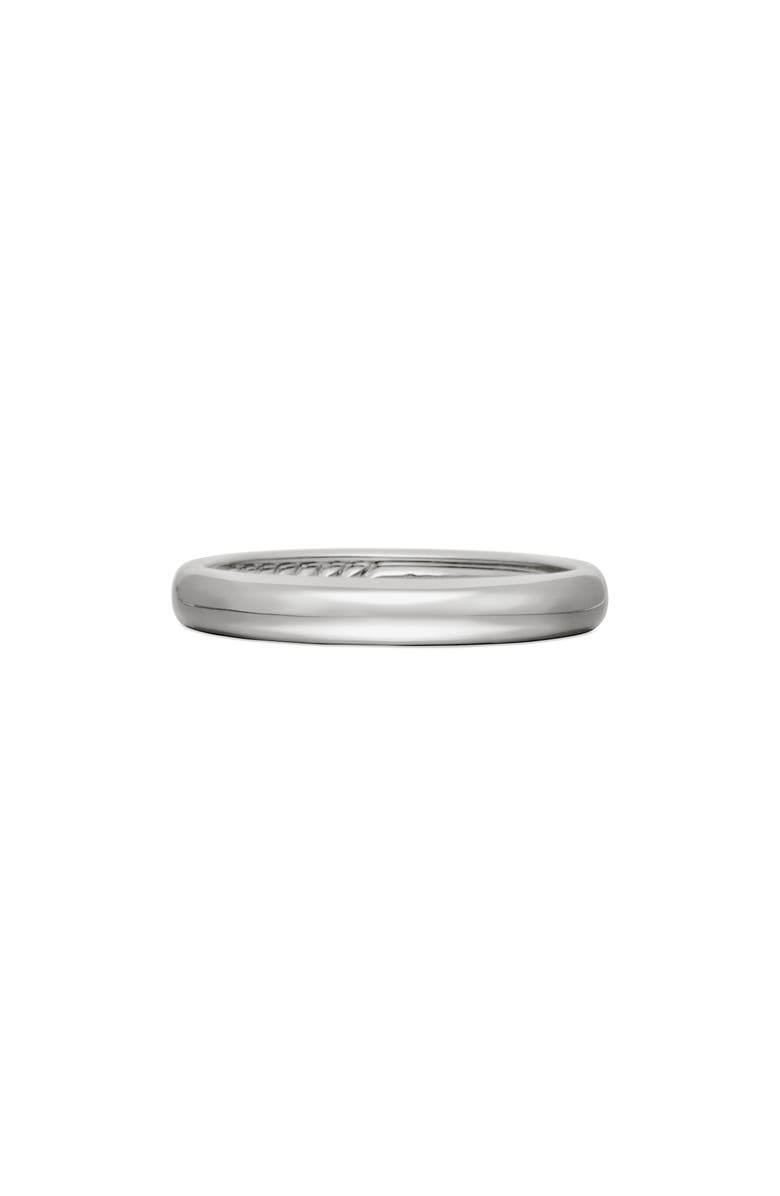 David Yurman Classic Band in 18K Gold, Main, color, White Gold