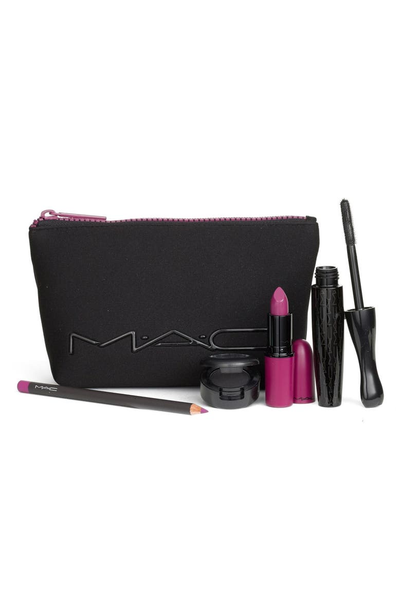 MAC Cosmetics MAC 'Look in a Box - Girl Band Glam' Purple Lip & Eye Kit, Main, color,