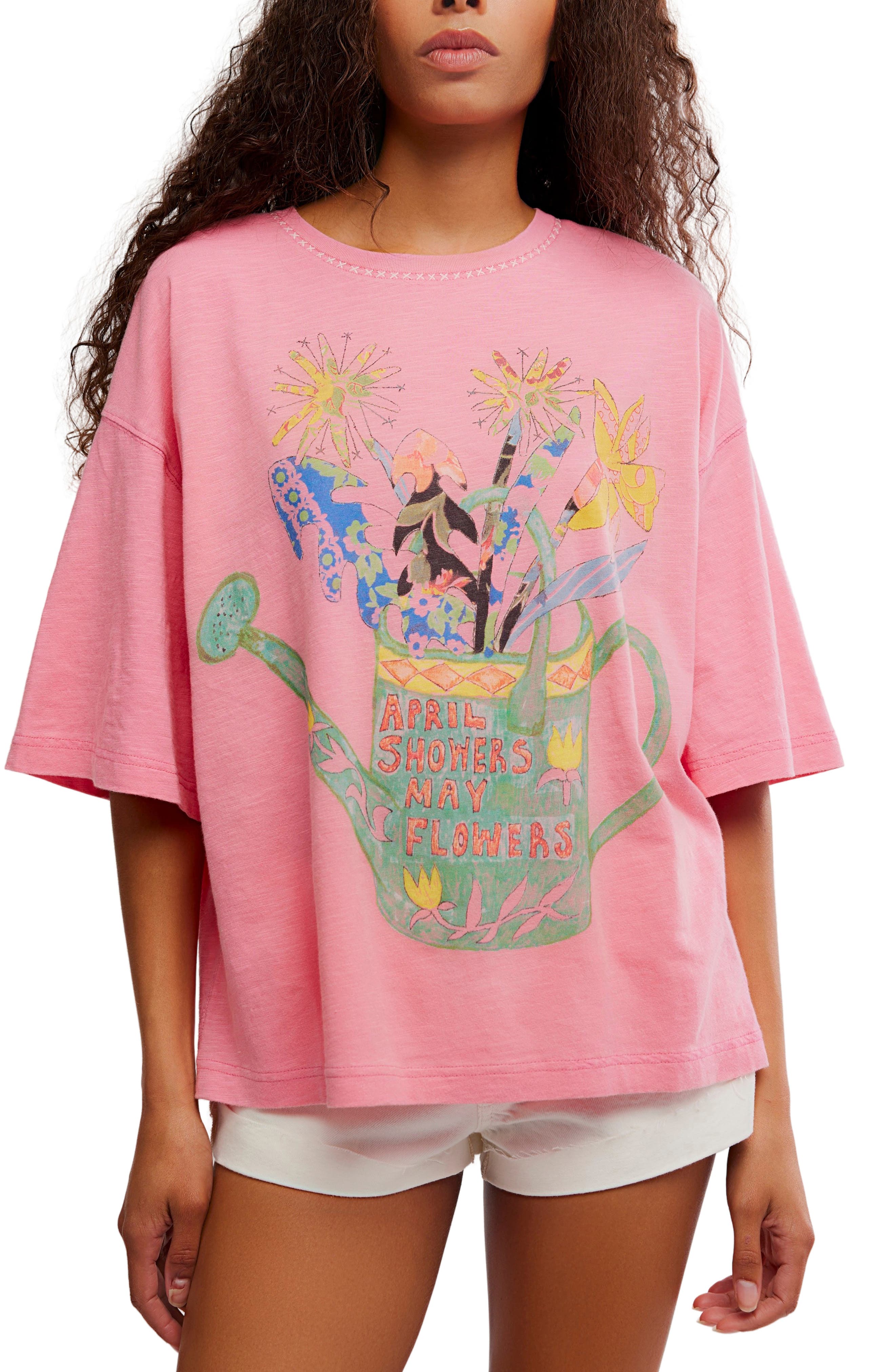 In Spring Cotton Graphic T-Shirt