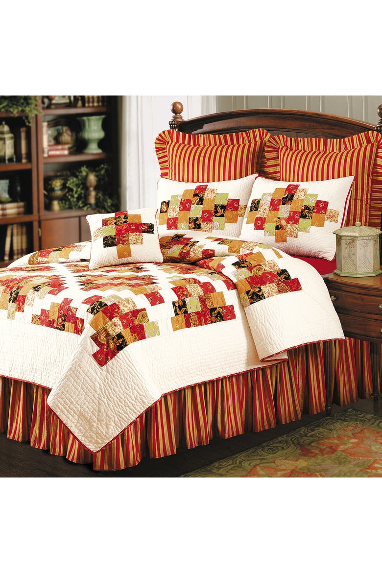 Colleen Cotton Standard Pillow Sham, Main, color, White