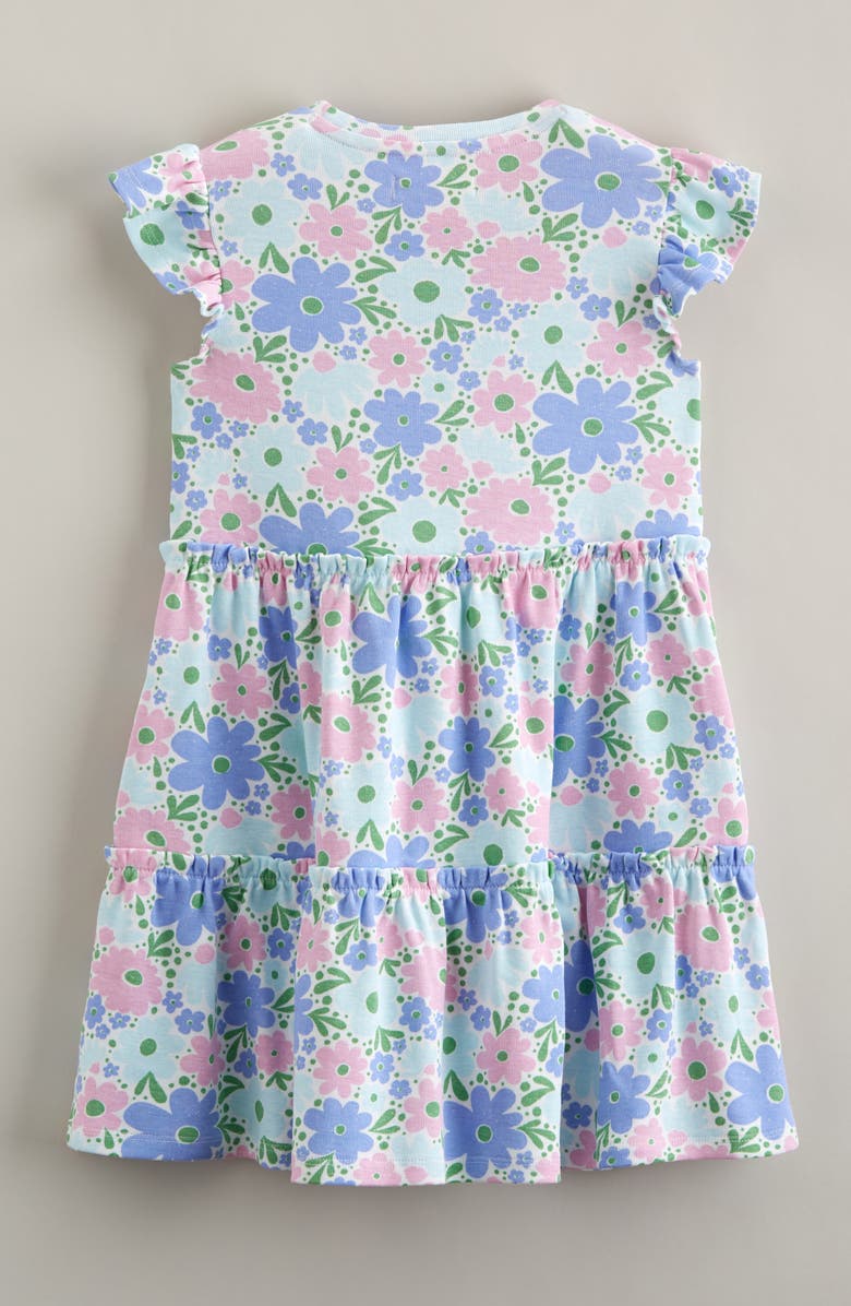 Tucker + Tate Kids' Print Cotton Dress, Alternate, color, White- Blue Meadow Floral