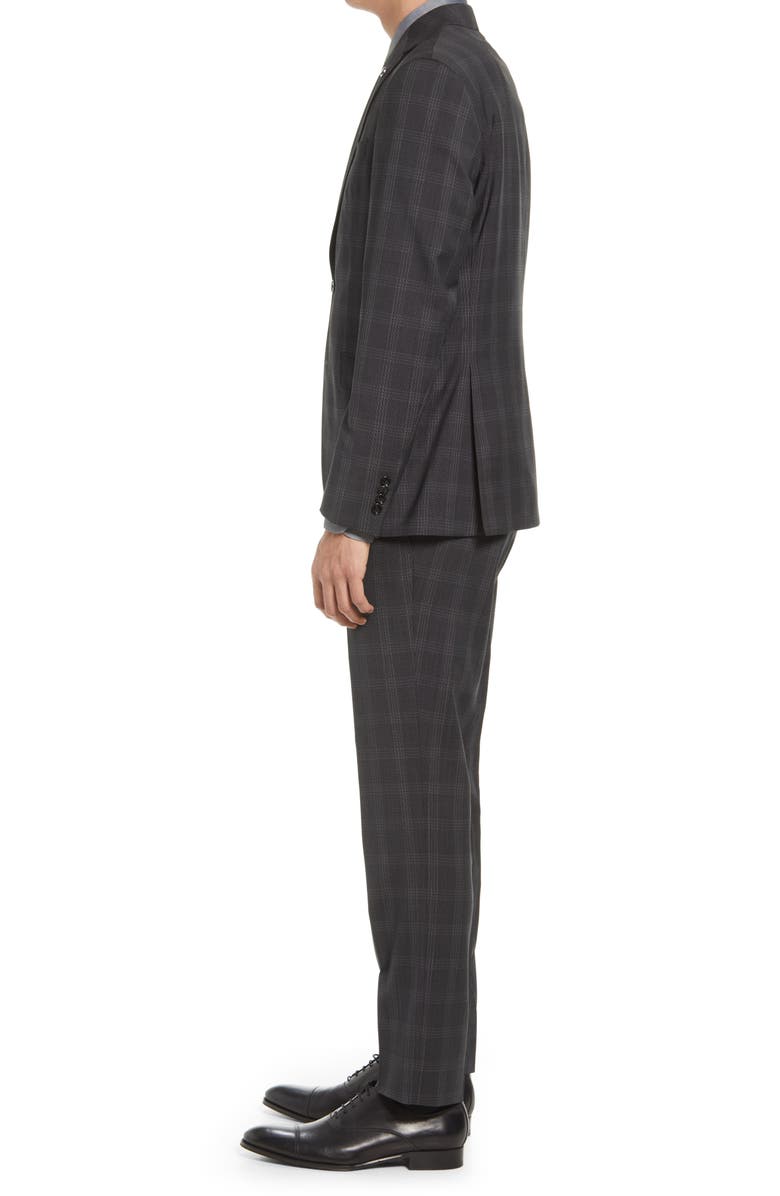 Ted Baker London Roger Extra Slim Fit Plaid Wool Suit, Alternate, color, 