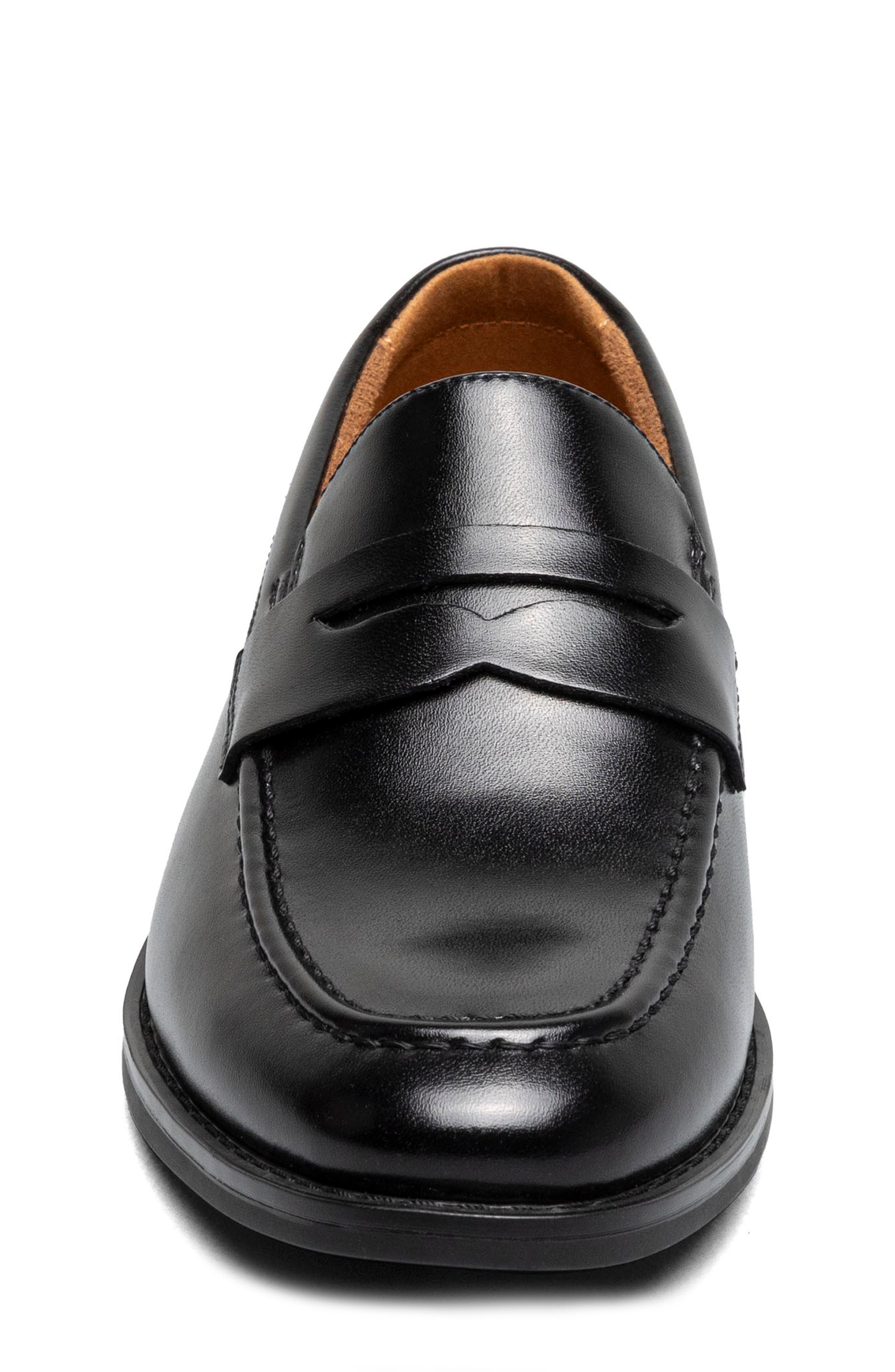 Florsheim Kids' Rucci Moc Toe Penny Loafer, Alternate, color, Black