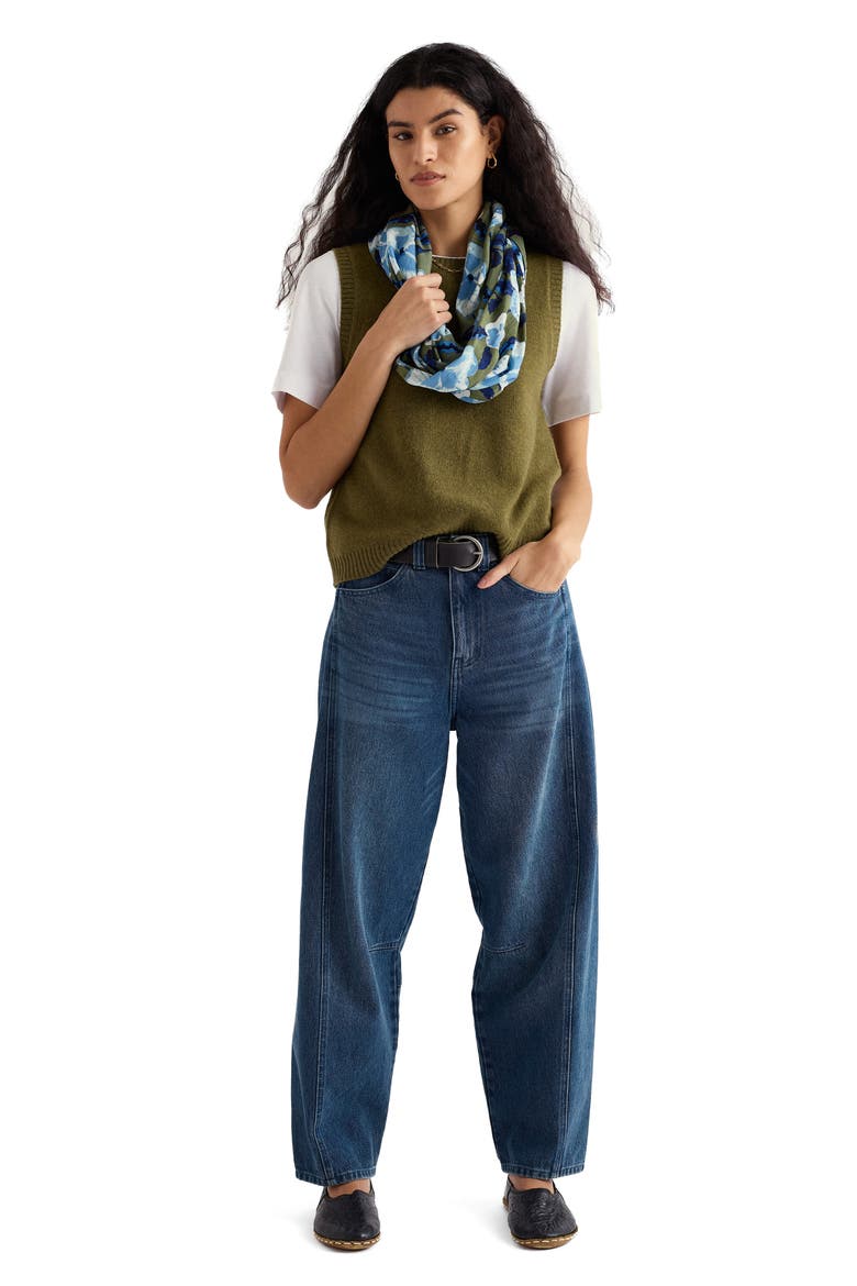 East View Merino Wool Blend Sweater Vest, Alternate, color, SEAGRASS