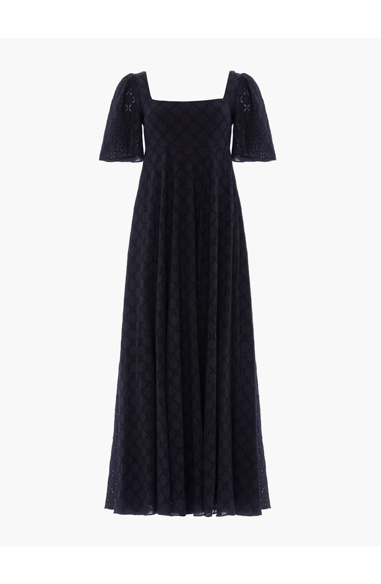 Needle & Thread Marisol Cotton Broderie Ankle Gown, Alternate, color, Jet Black